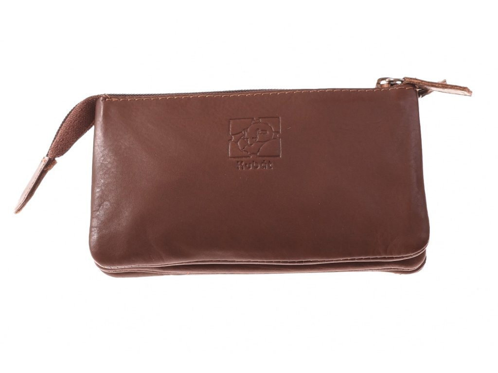 Kožená mini peněženka KUBÁT – harmonika